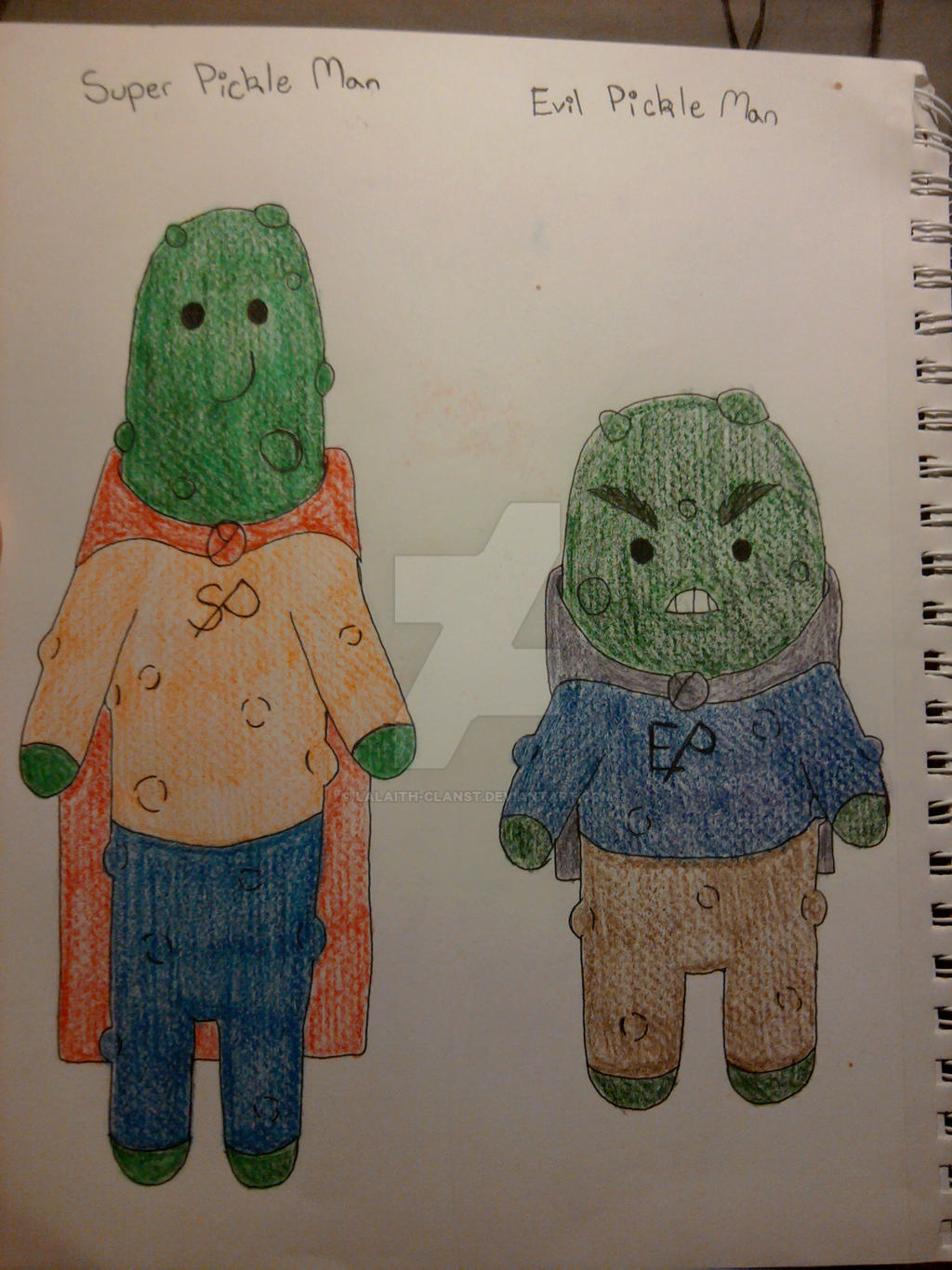 Super Pickle Man And Evil Pickle Man By Lalaith Clanst On DeviantArt super-pickle-man-and-evil-pickle-man-by-lalaith-clanst-on-deviantart