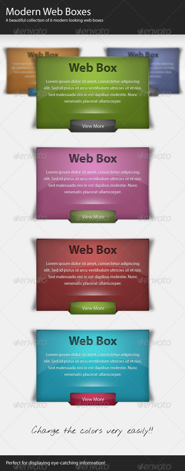 Modern Web Boxes