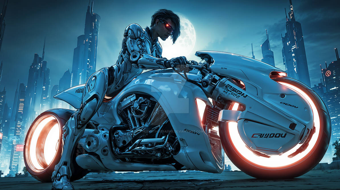 Light Rider by theSynthographr on DeviantArt