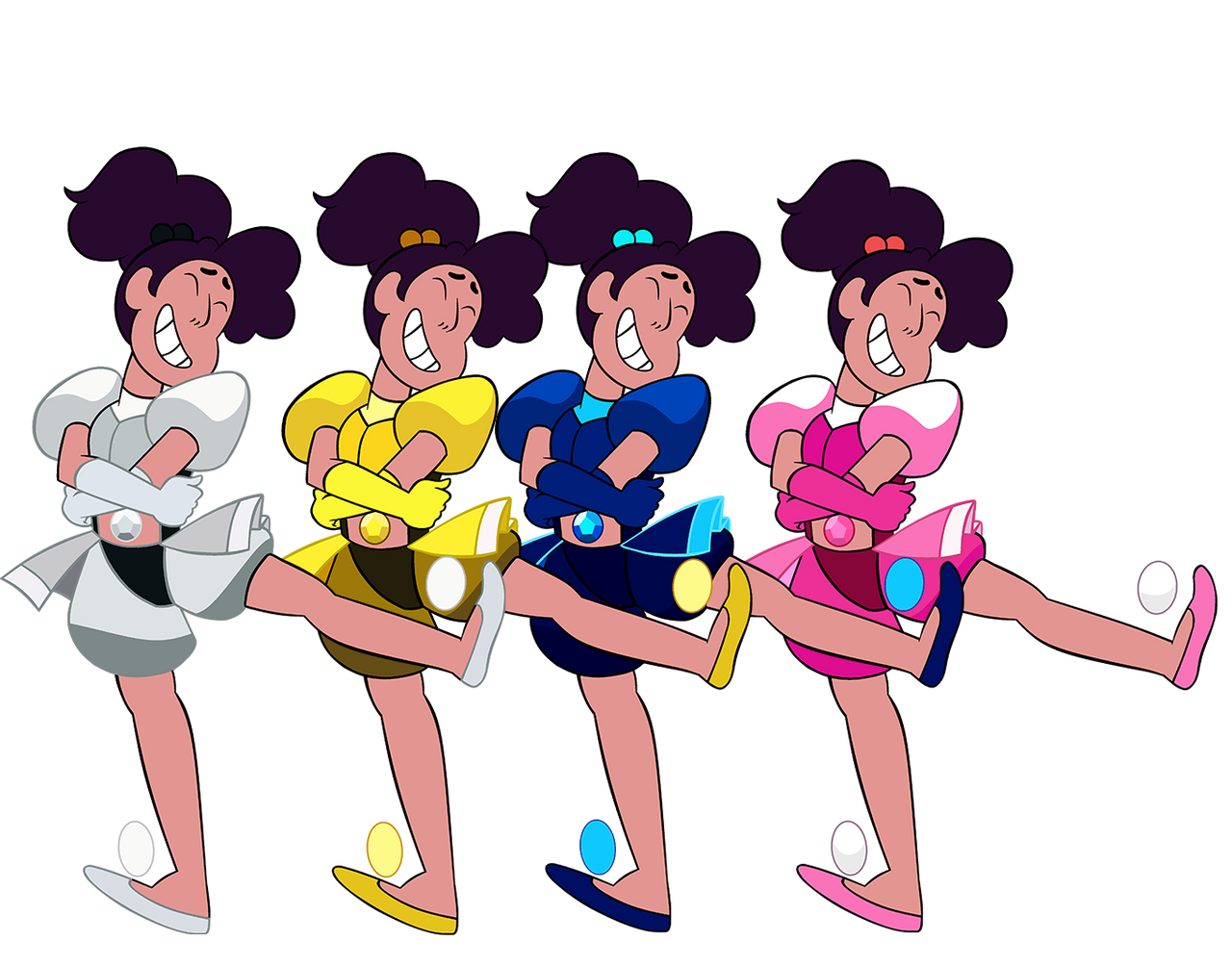 pink-diamond Stevonnie in other diamond colours by Masquerade-23 on  DeviantArt