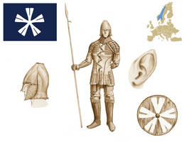 Vampire warrior during the Barbarian Invasions