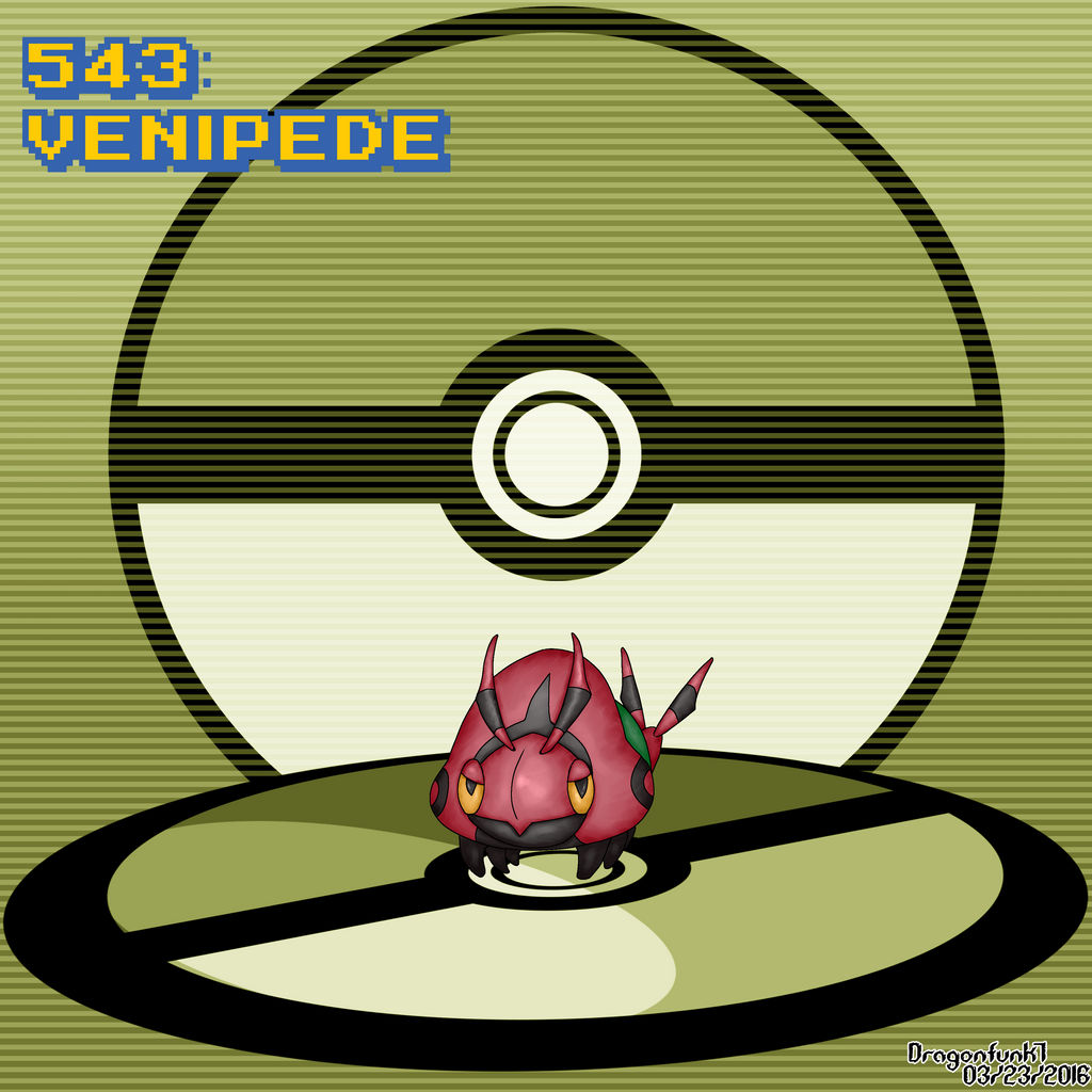 #543 Venipede by Dragonfunk7
