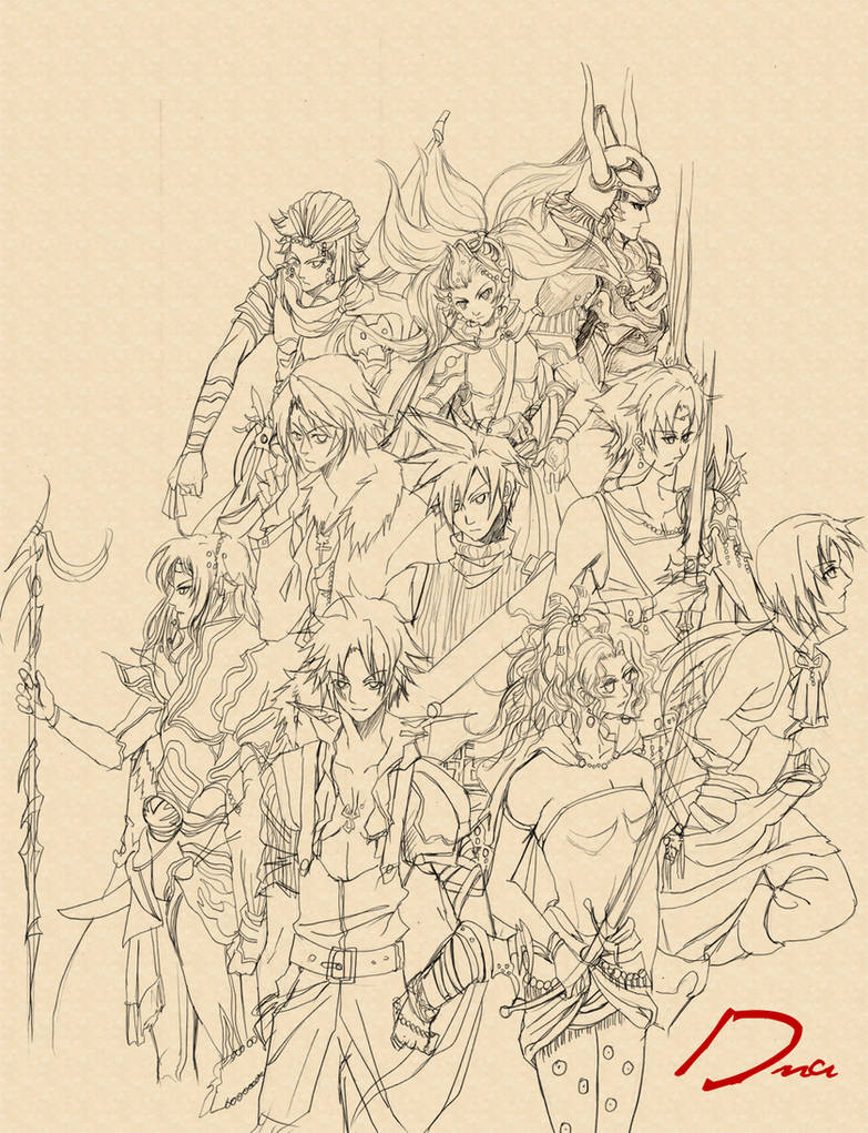Final Fantasy Dissidia by NiwaRIKU89 on DeviantArt