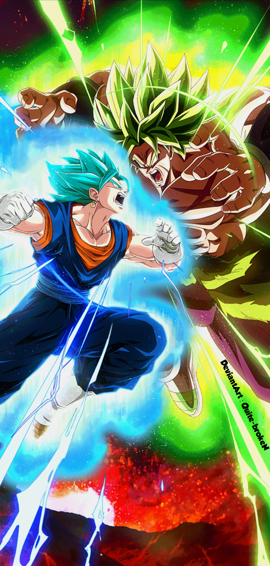 Break - Broly vs Goku and Vegeta