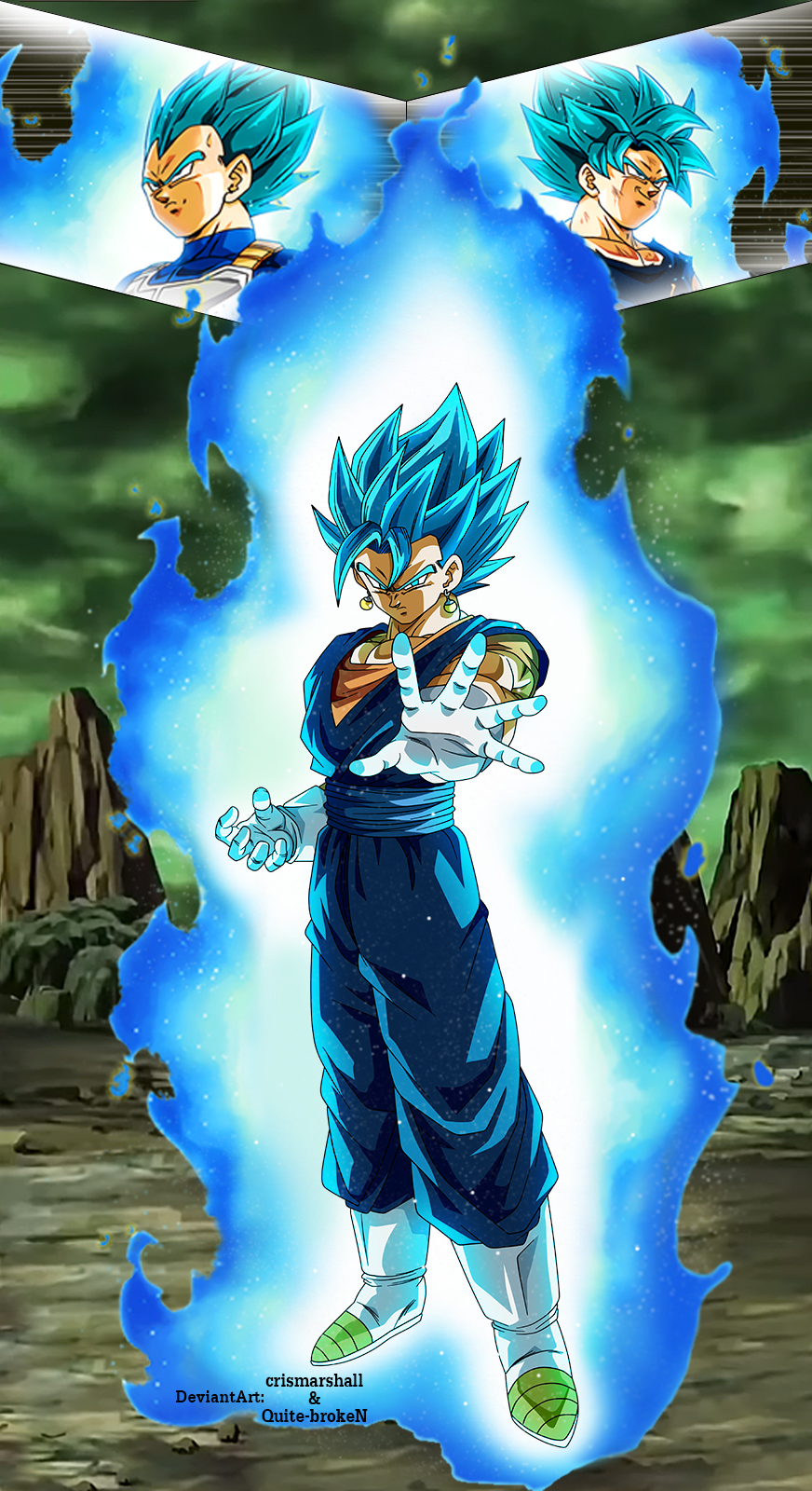 Gogeta Super Saiyajin 4 Blue by NarihiCharm on DeviantArt