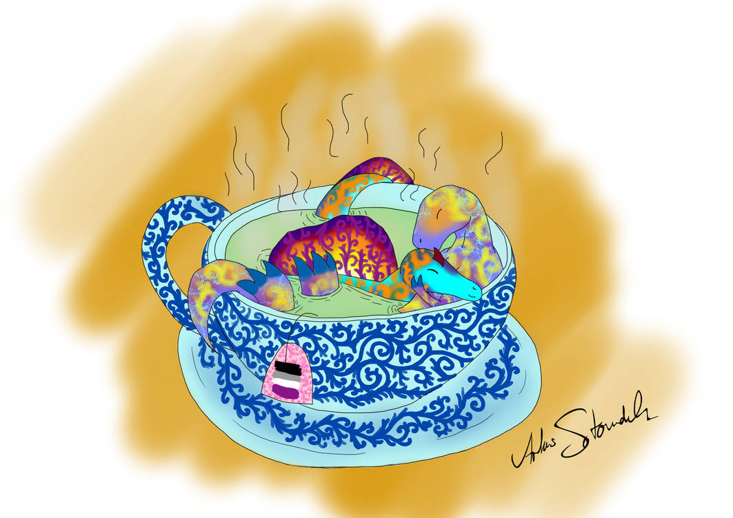 3rd of June: Tea rex by arkassaurus on DeviantArt