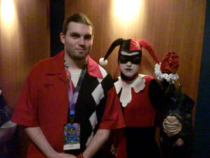 Myself and a Harley Quinn at DC 2011