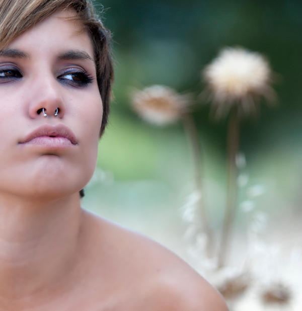 Piddling Thistles and a Girl by Piddling on DeviantArt