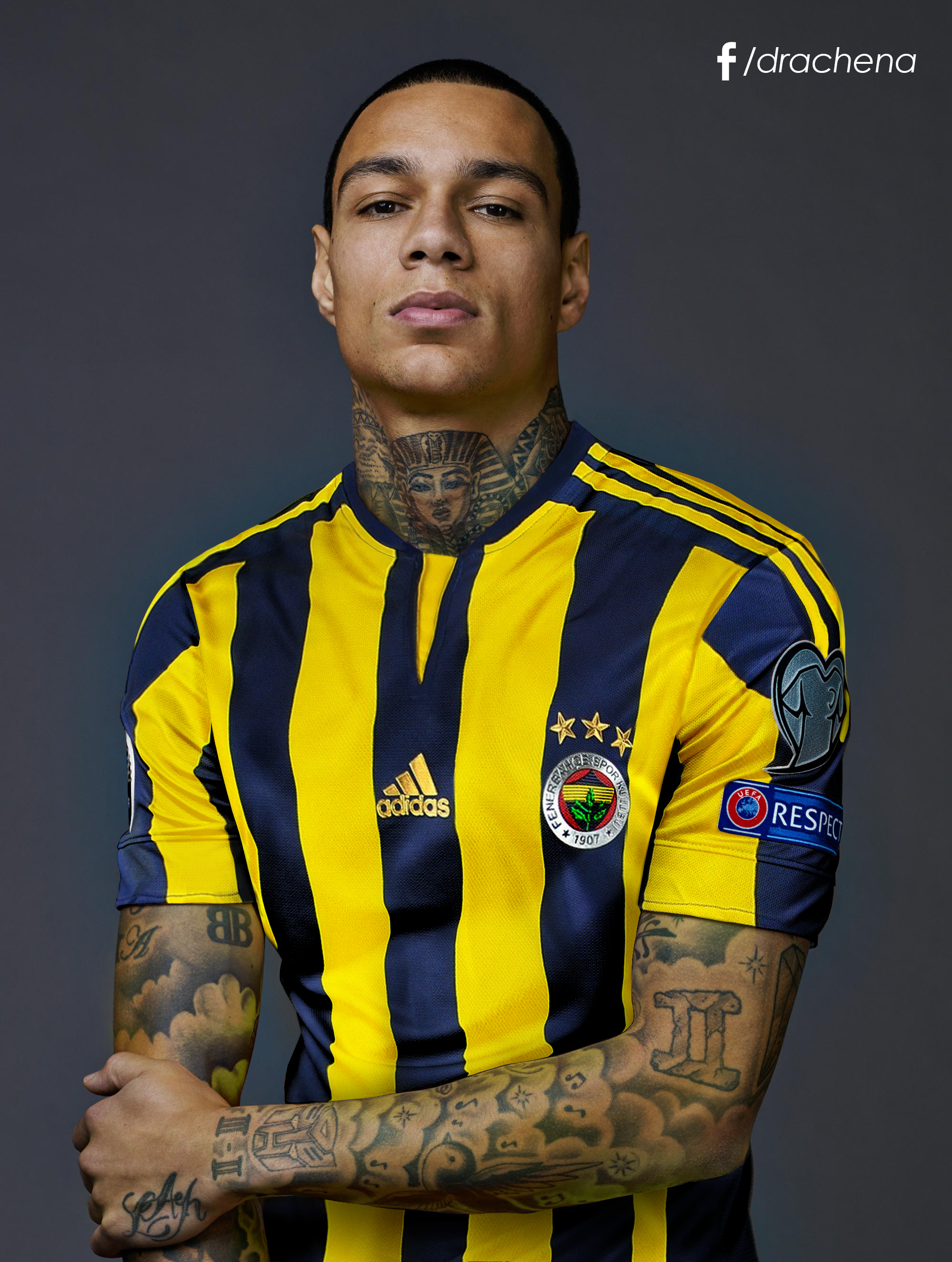 Gregory van der Wiel football render - FootyRenders