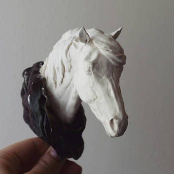 Icelandic horse bust - wip