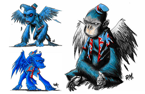 Monkeys Cartoon Deviantart MONKEYS by RM73 on DeviantArt