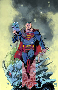 Superman Colored