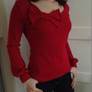 Red shirt with Bow.