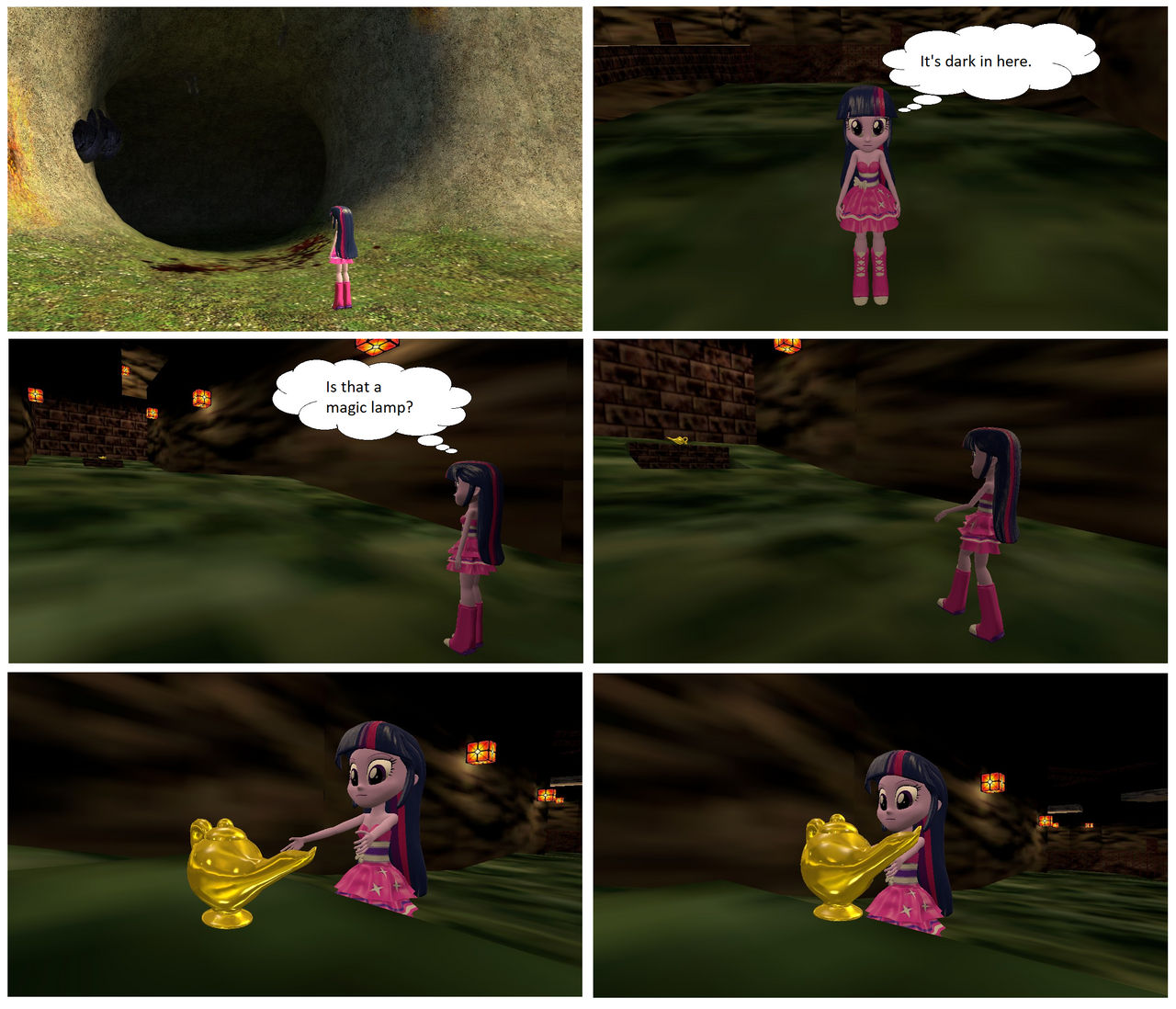 Twilight and The Magic Lamp Page 01 by BrightStar40k on DeviantArt