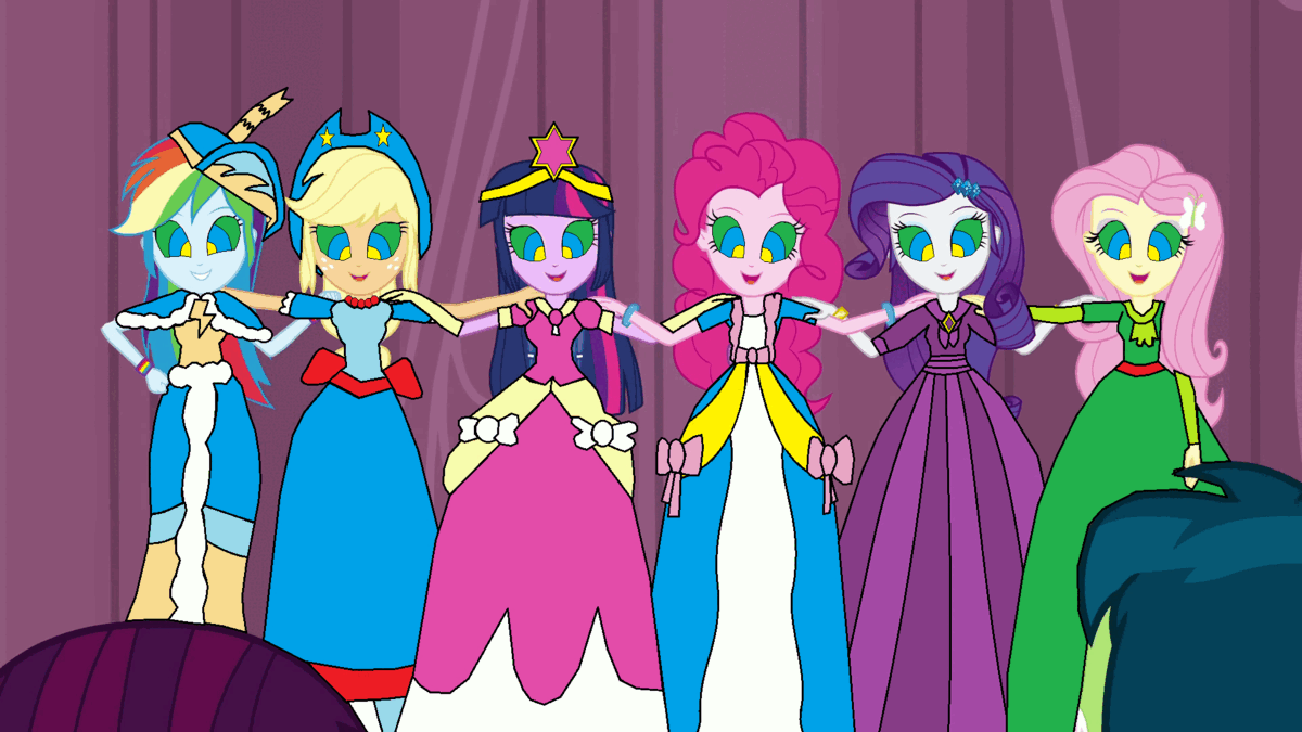 Humane 6 Hypnotized In Coronation Outfits by BrightStar40k on DeviantArt