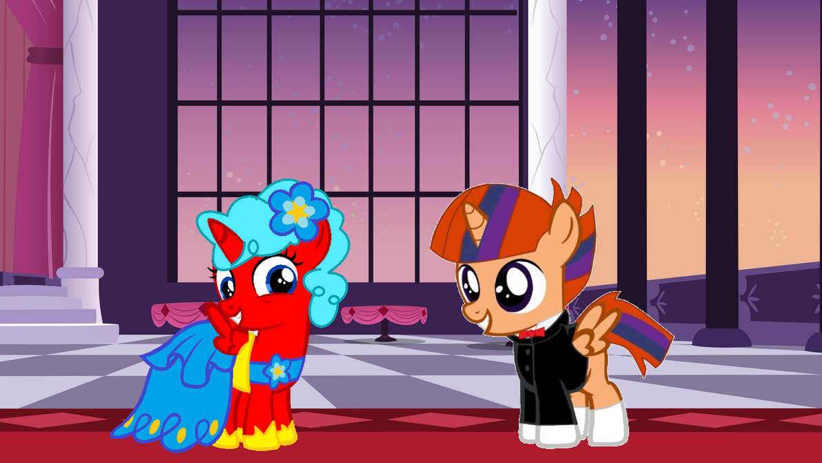 Solar Spell and Sweetie Peach At The Gala by BrightStar40k on DeviantArt