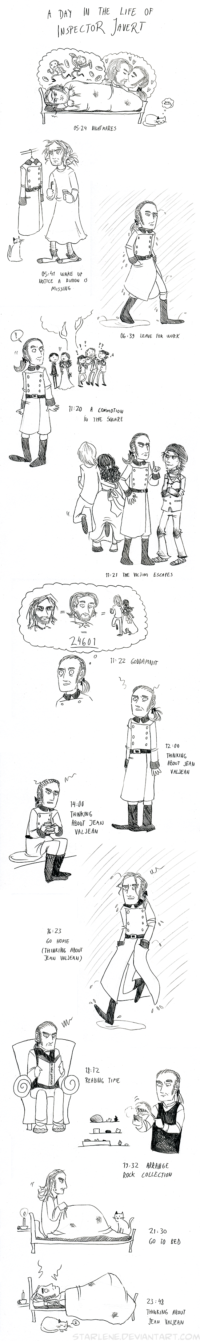 A Day in the Life of Inspector Javert