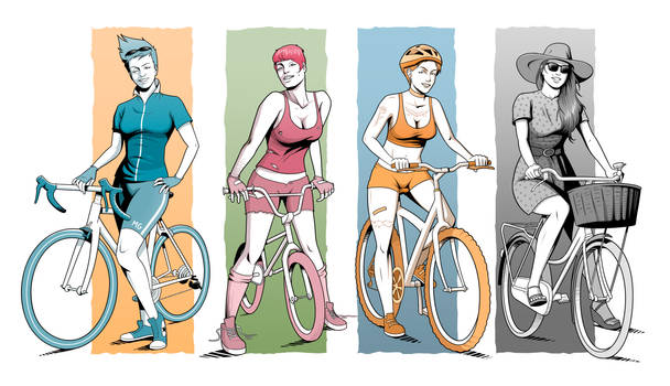 Bike characters