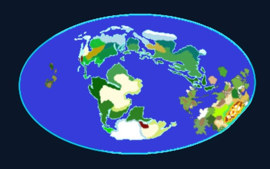 Panage Map The map of pangea by nikolozninidze on DeviantArt