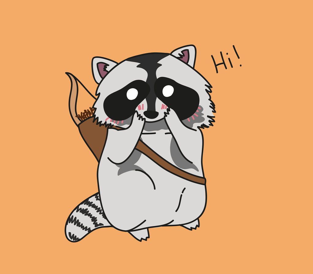Shady Raccoon Shy Raccoon!! by Made-of-art on DeviantArt
