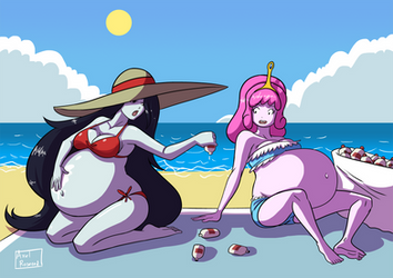 Commission - Beach Time