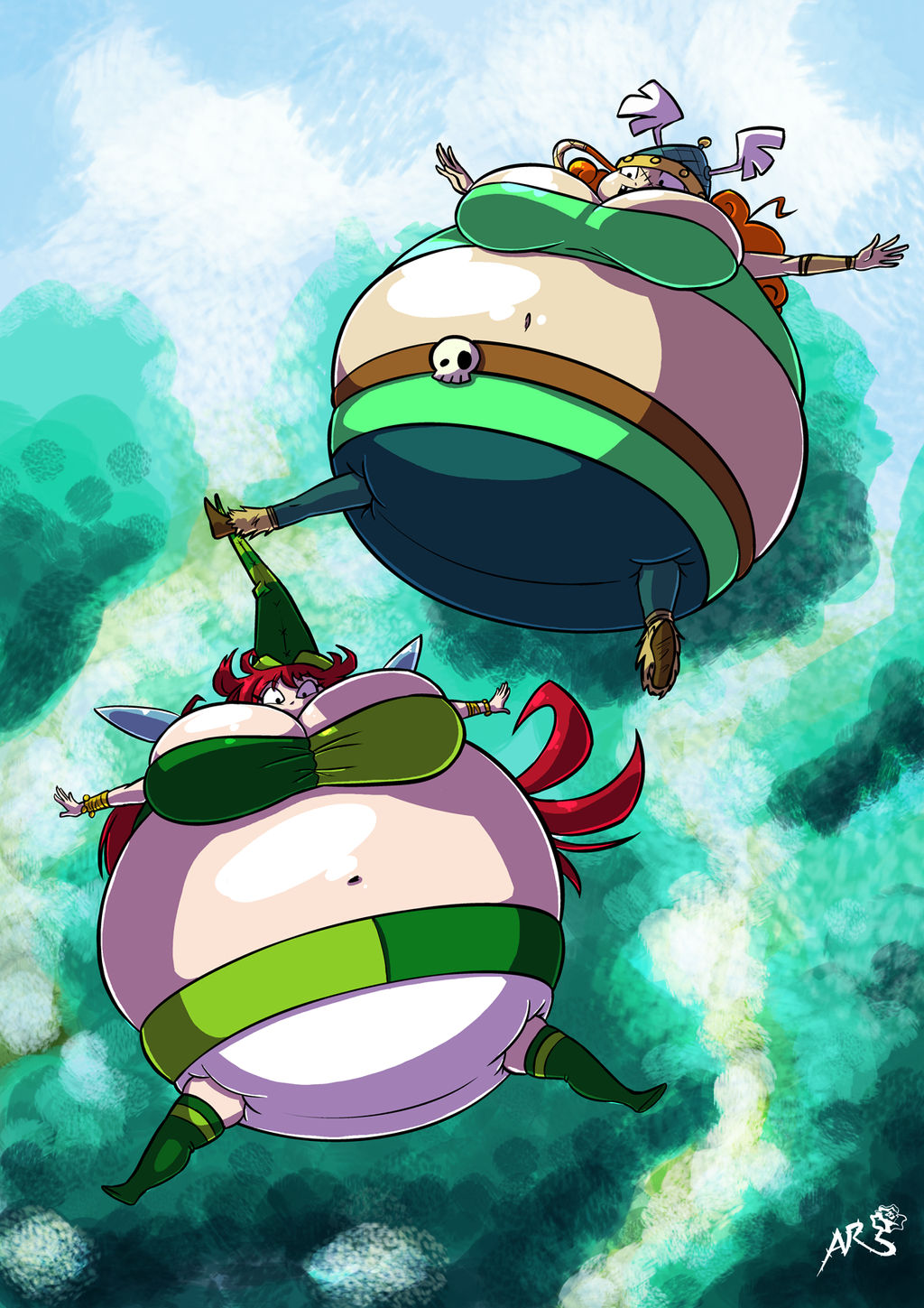 Rayman Death Inflation New Years Bubble Barbara by Axel-Rosered on DeviantArt