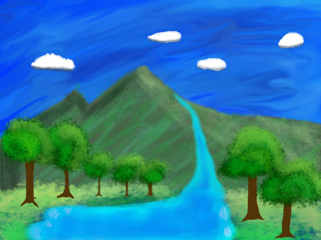 My First Environment Drawing By Teenwizarth On Deviantart