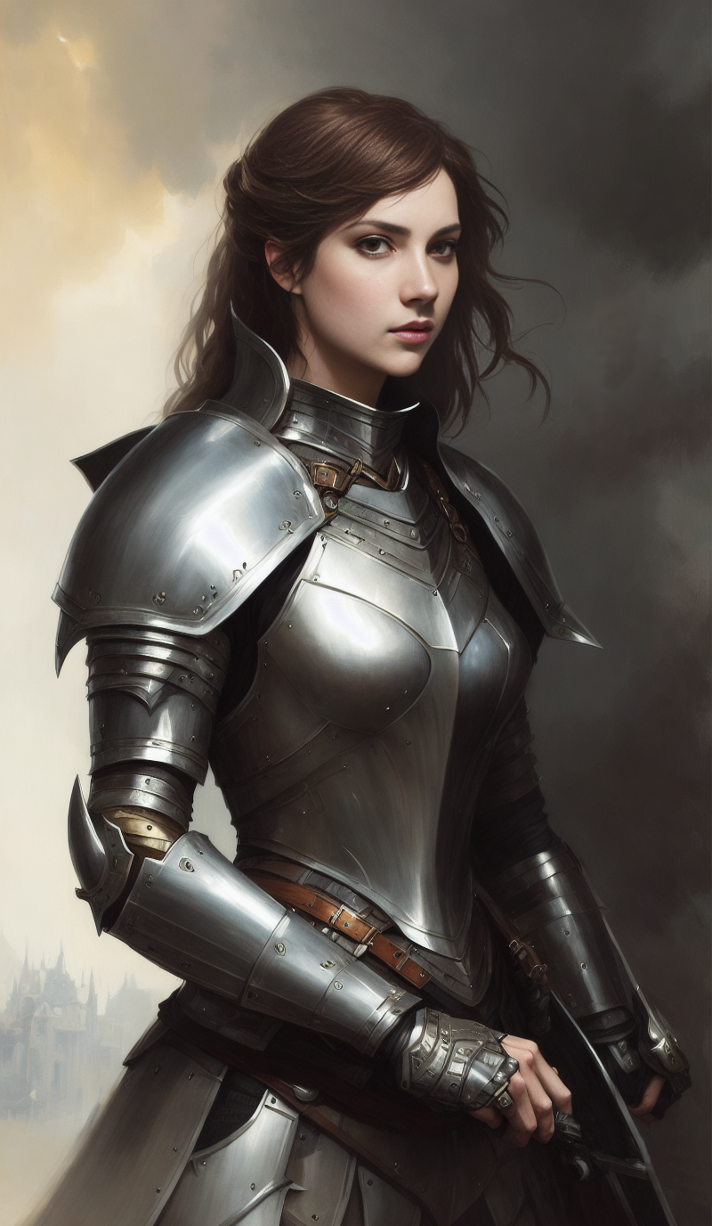 Female Knight Complete armor (2)