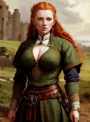 Aisling, medieval Irish warrior