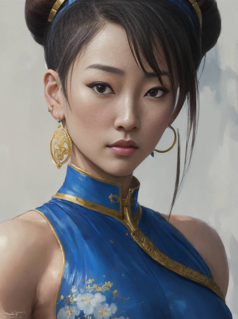 Chun-Li portrait by FilFantAIsies on DeviantArt