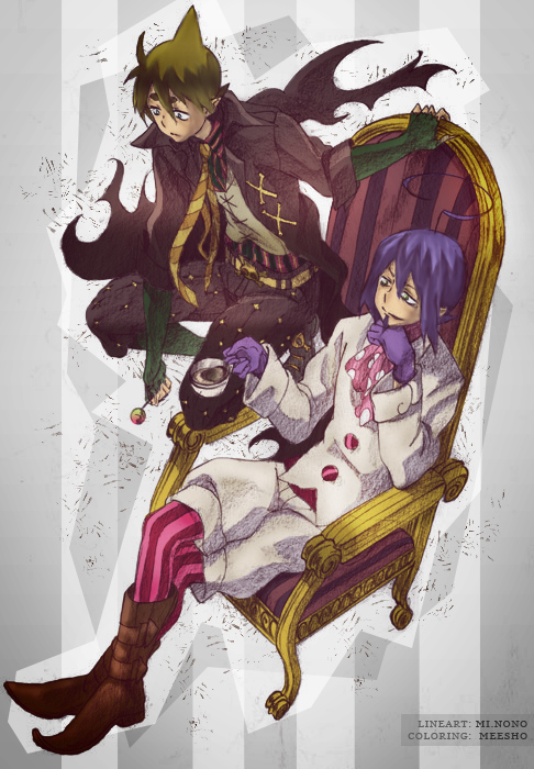 Coloring: Mephisto and Amaimon