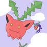 hoppip the sky