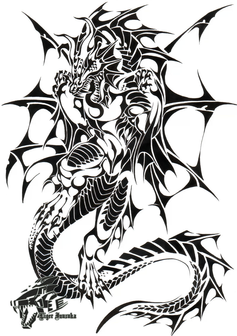 Commish: Sea Dragon Tribal