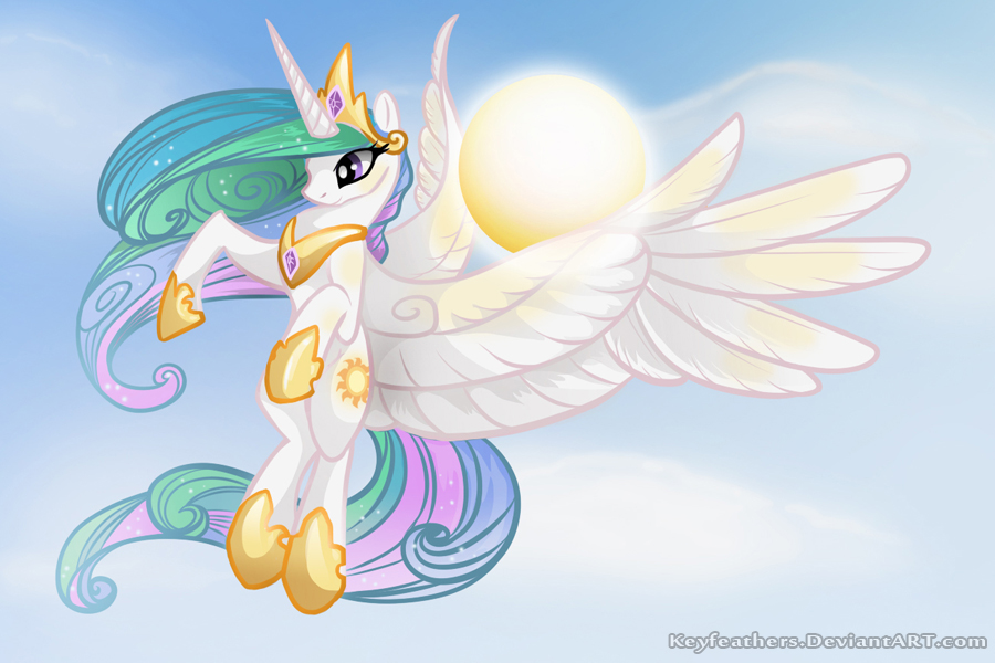 Celestia by Key-FeathersMLP