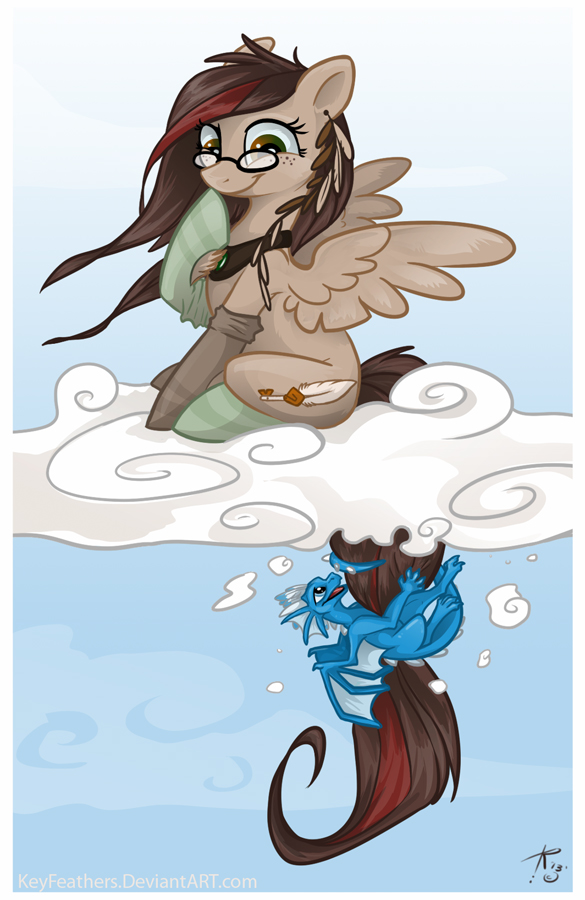 Clouds are for by Key-FeathersMLP