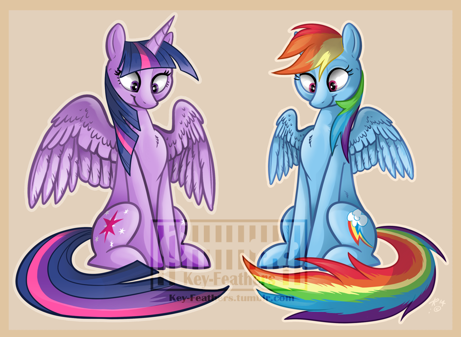 Little ponies by Key-FeathersMLP