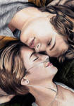 The Fault In Our Stars - coloured pencil by izziwizVIII