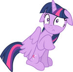 Twilight Sparkle (shocked scared vector) by davidsfire