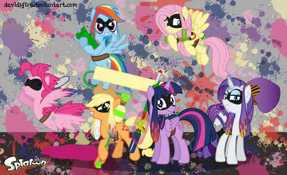 Mane 6 Inklings by davidsfire