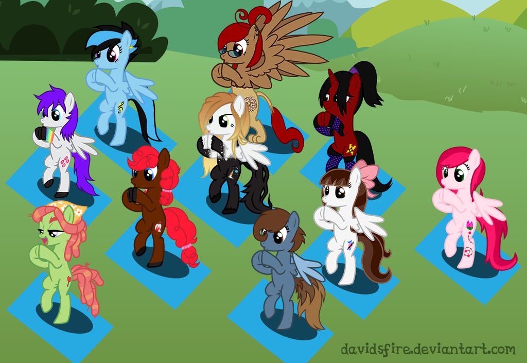 Ponies yoga