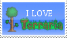 I Love Terraria Stamp by PrizedPixul