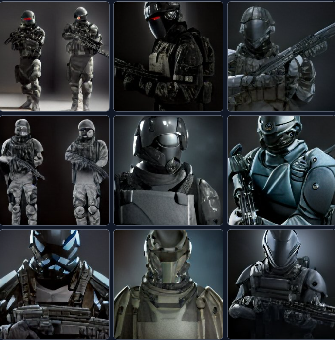 Ranks Of Masked Futuristic Soldiers by InfiniteNetworker on DeviantArt