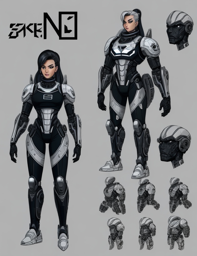 Cyborg Model Sheet: A Glimpse into the Future by InfiniteNetworker on ...