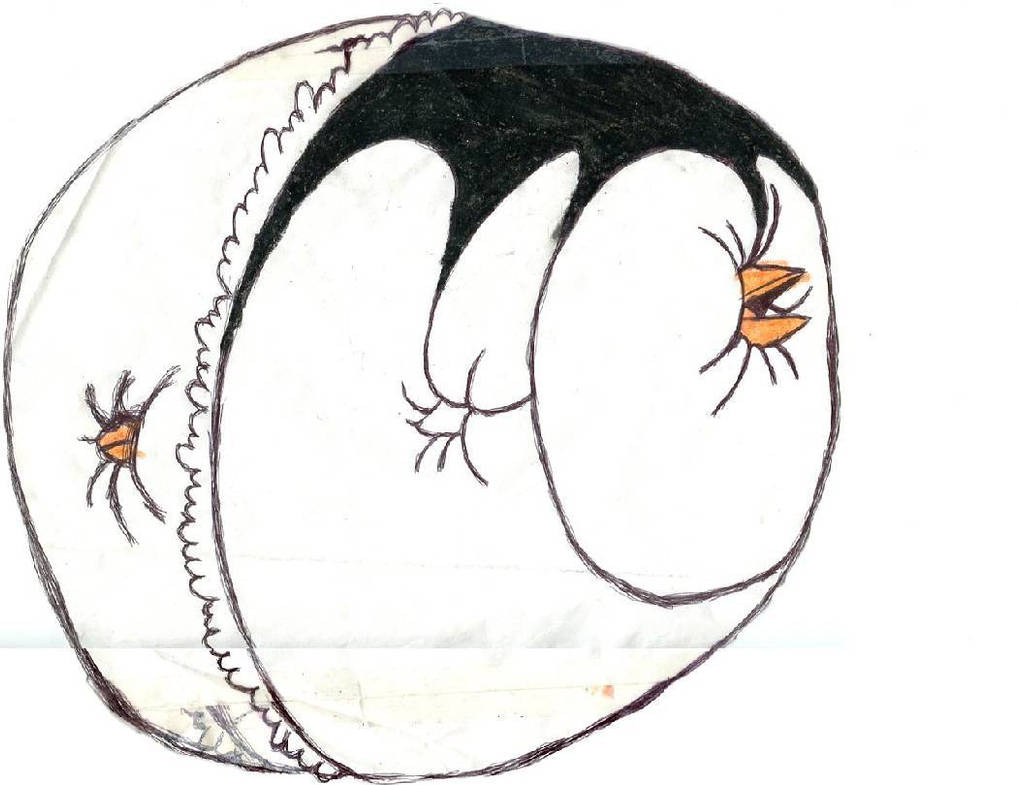 Penguin Inflation Sketch by BigHippopotamusLover on DeviantArt