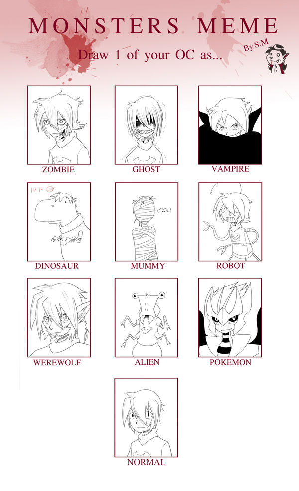 Monster Mem monster meme by dragonmanX on DeviantArt