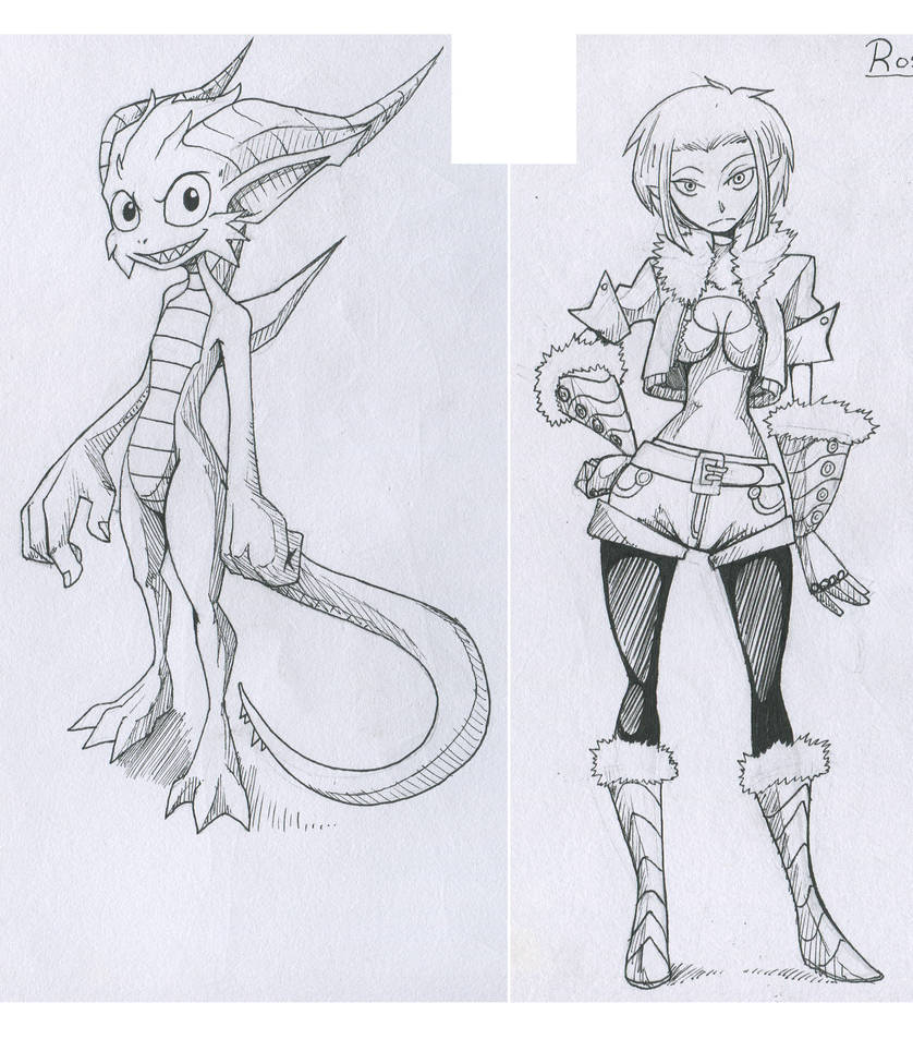 Rickets and Rosetta by dragonmanX on DeviantArt