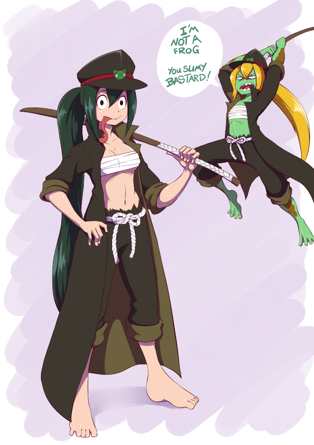 commission - Tsuyu and nectophry