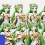 Kid Icarus Uprising Artwork: Palutena's Moods