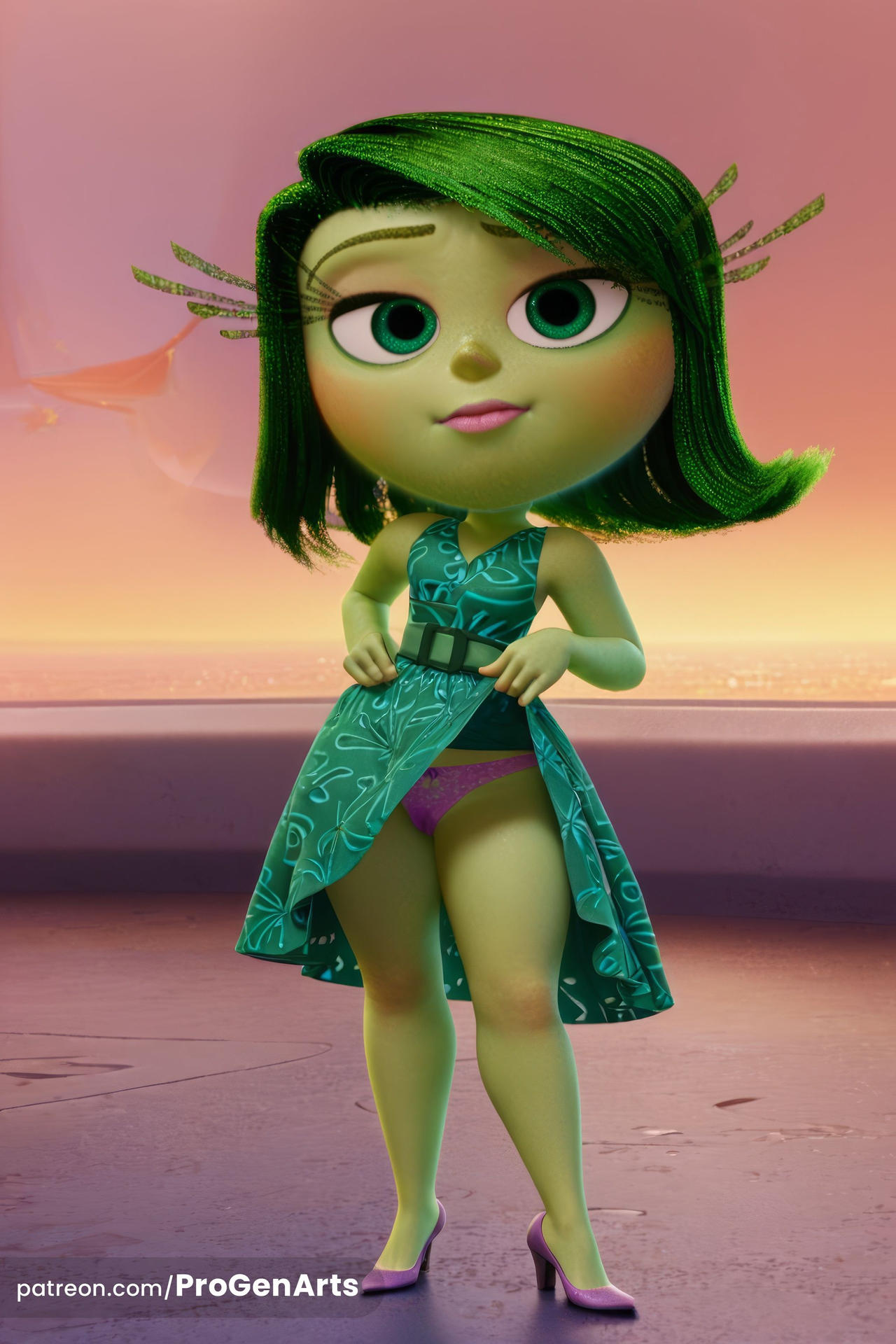 Disgust Inflation Deviantart Disgust (Inside Out) by ProGenArts on DeviantArt