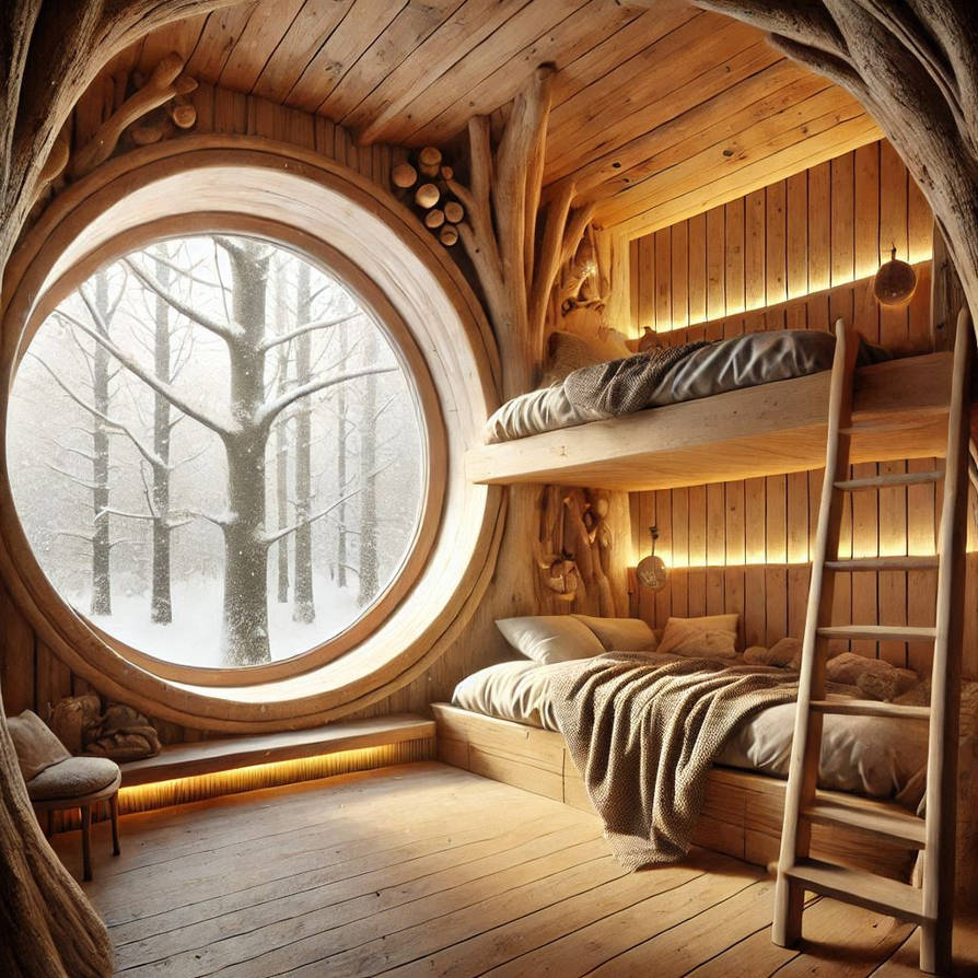 Interior Design - Winter Cabin by LordVader2021 on DeviantArt